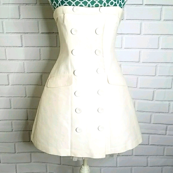 BCBG Maxazria | TUX MINI DRESS - Picture 4 of 7